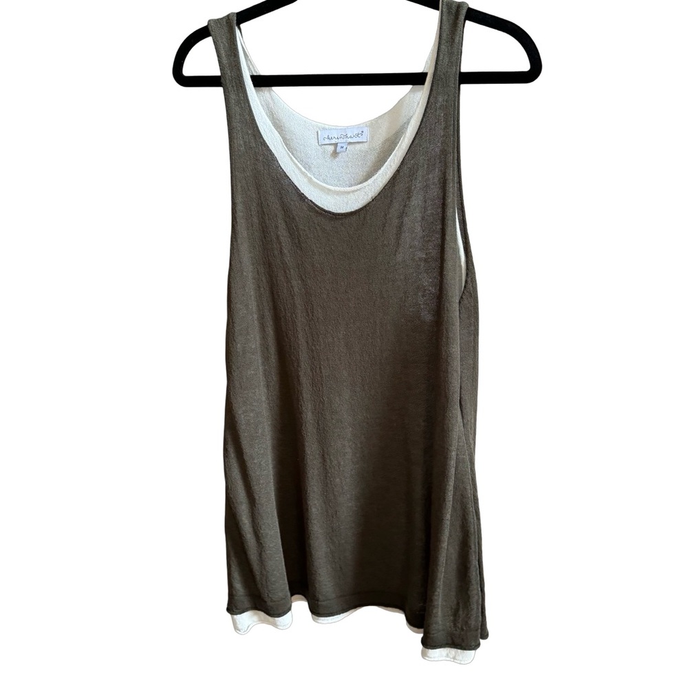NWOT Keren Hart Medium 2 piece layered tank top
